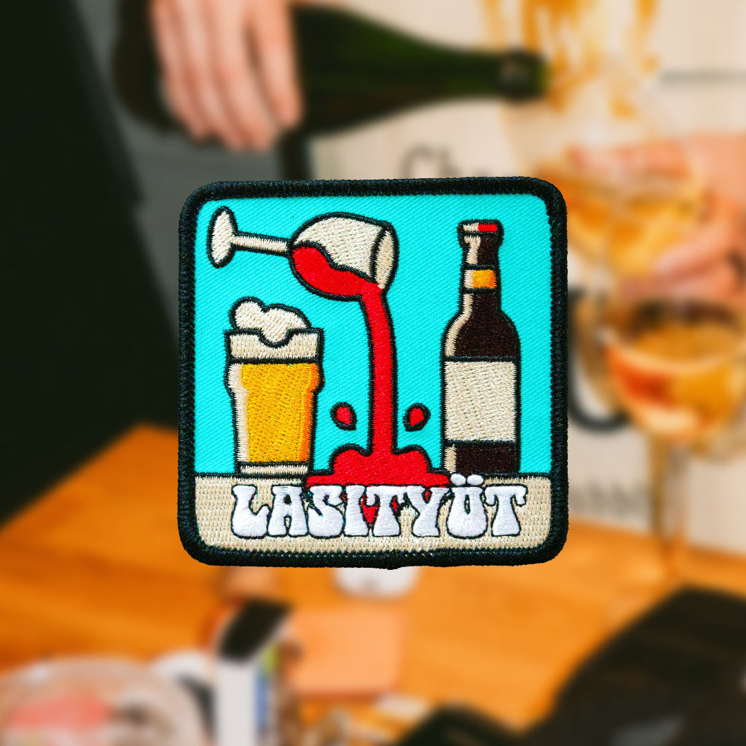 LASITYÖT - HAALARIMERKKI