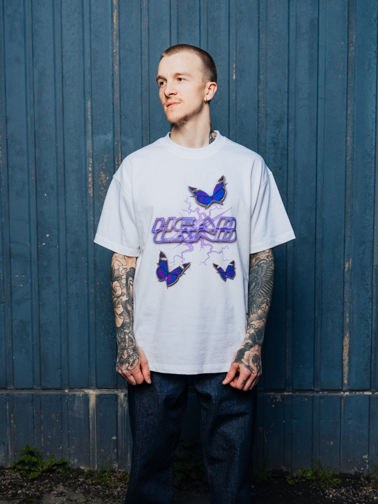 "Flutter" t-paita - valkoinen