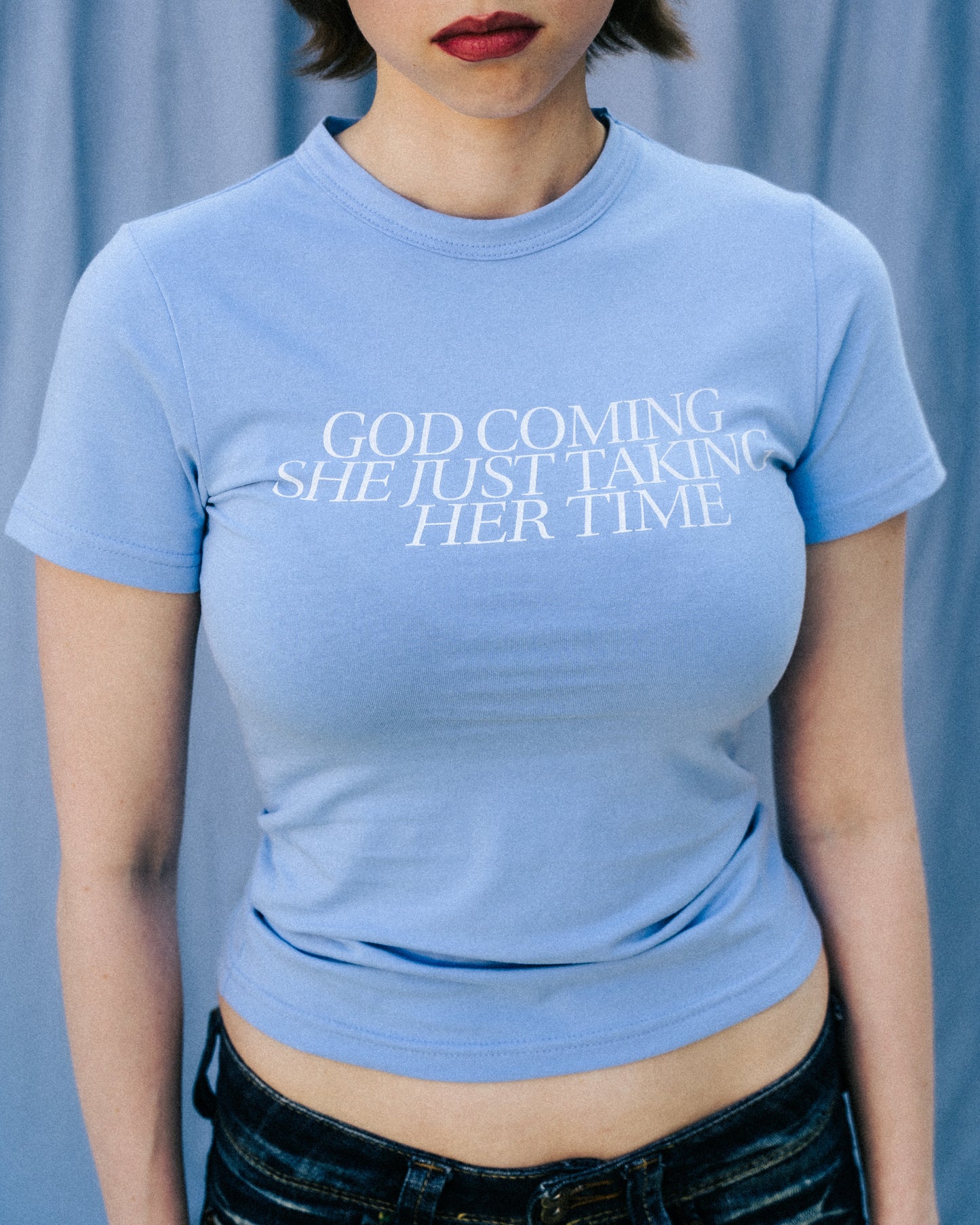 BABY TEE - BABY BLUE