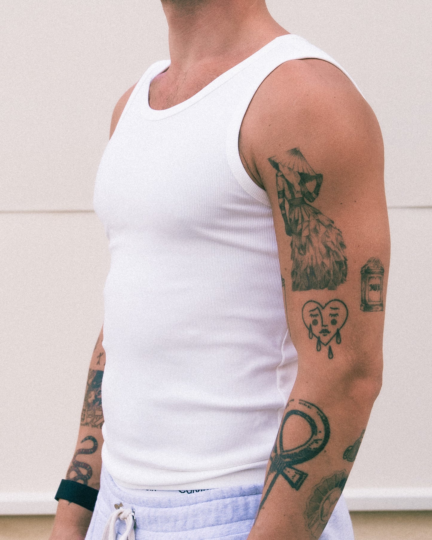 MEN'S TANK TOP - WHITE