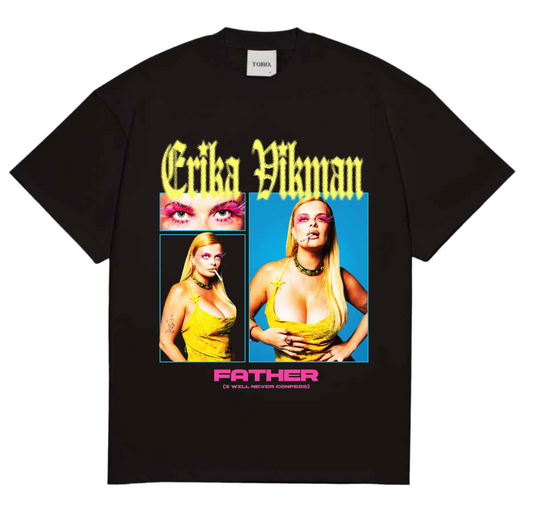 FATHER COLOR T-SHIRT - BLACK