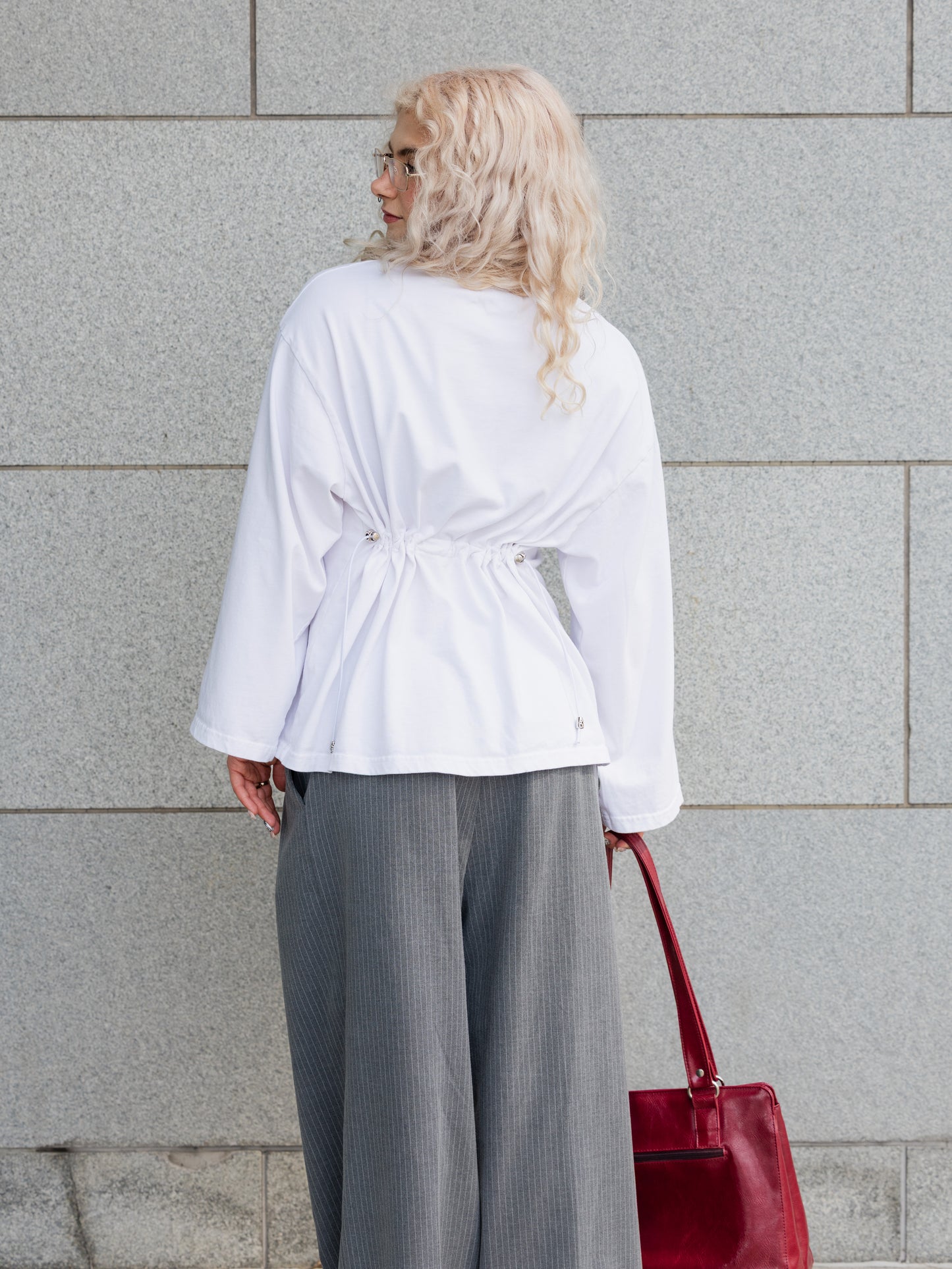 2-in-1 longsleeve 2.0 - valkoinen