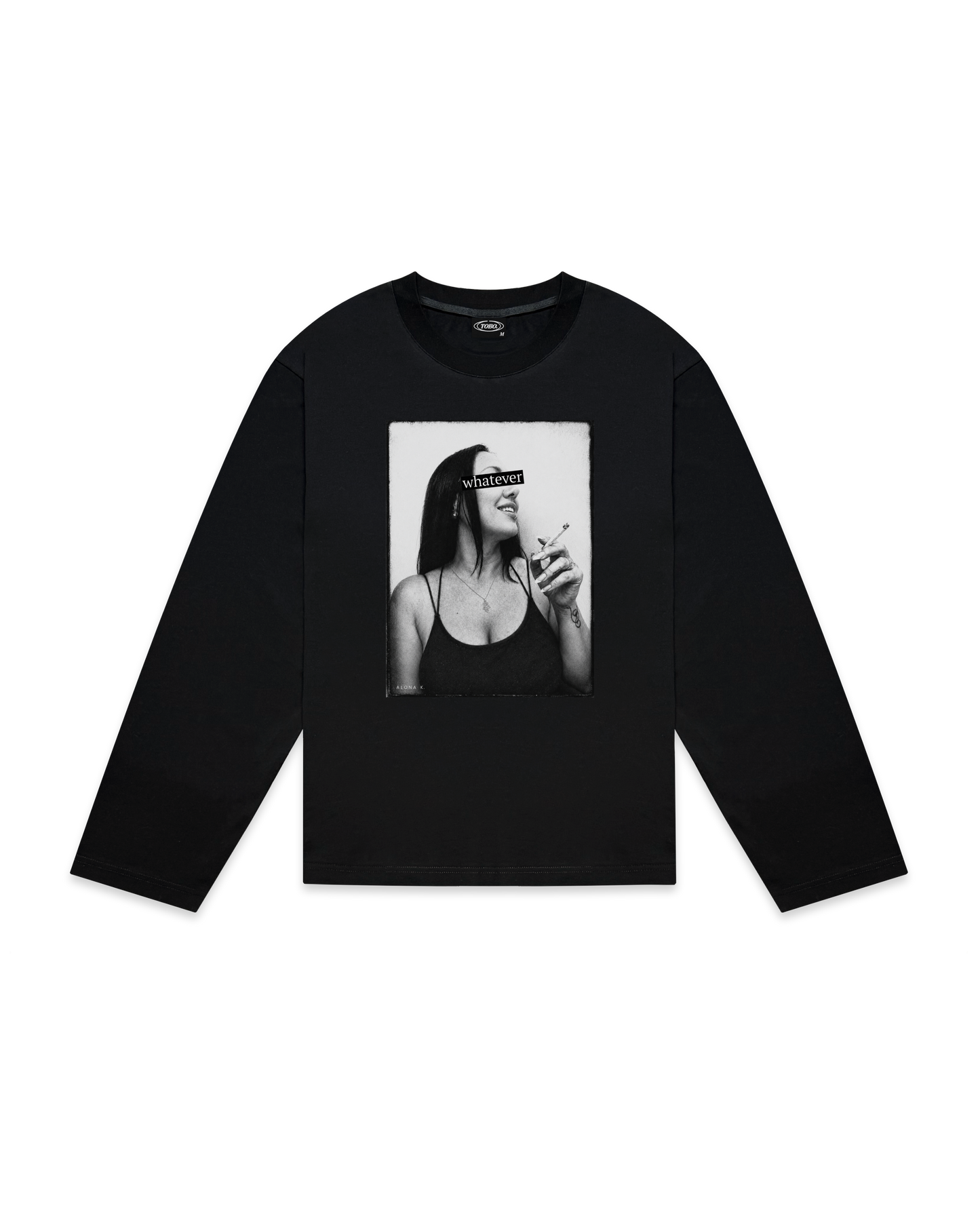 Whatever longsleeve - musta