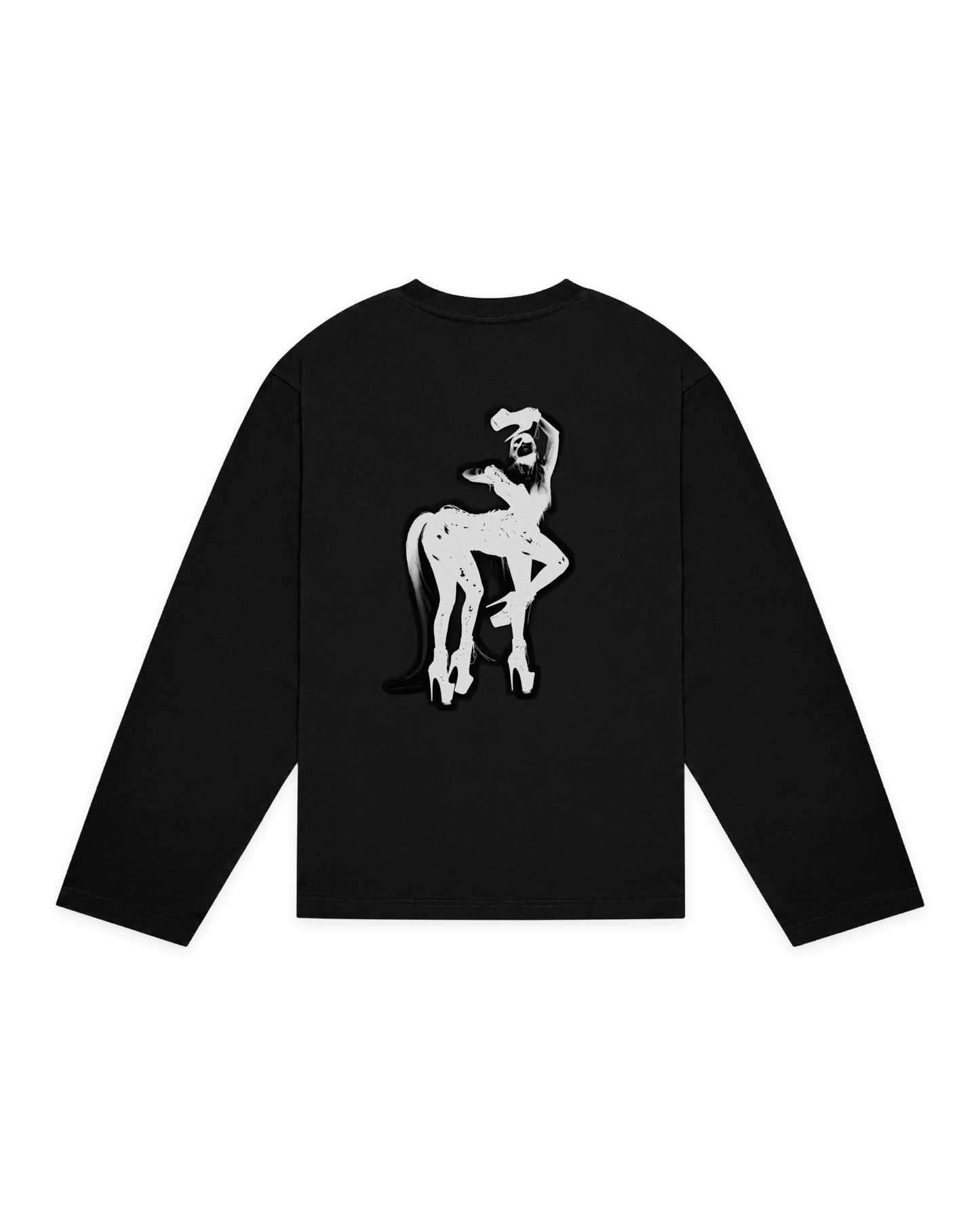 "ALIEN" longsleeve - musta