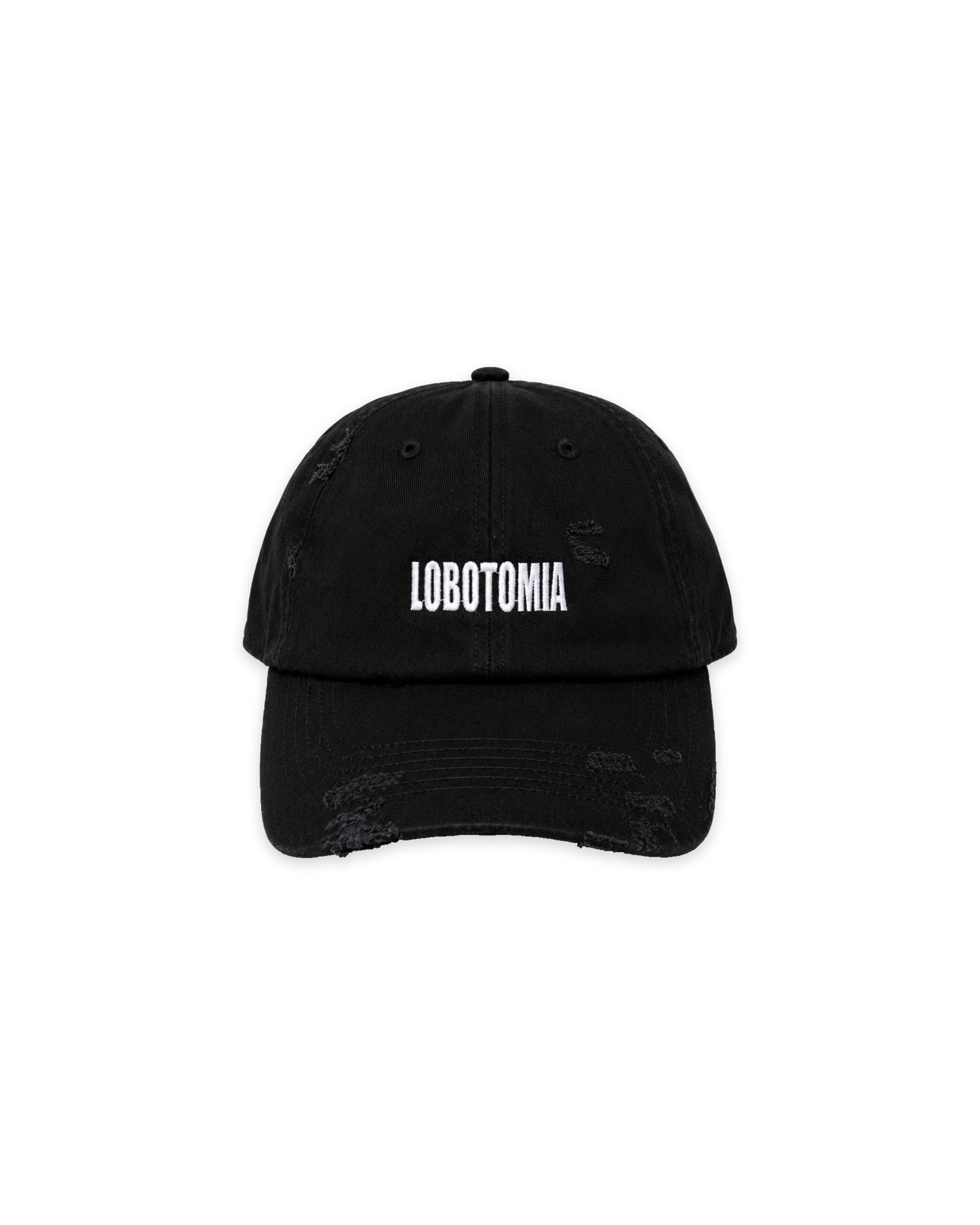 "LOBOTOMIA" dad cap - musta