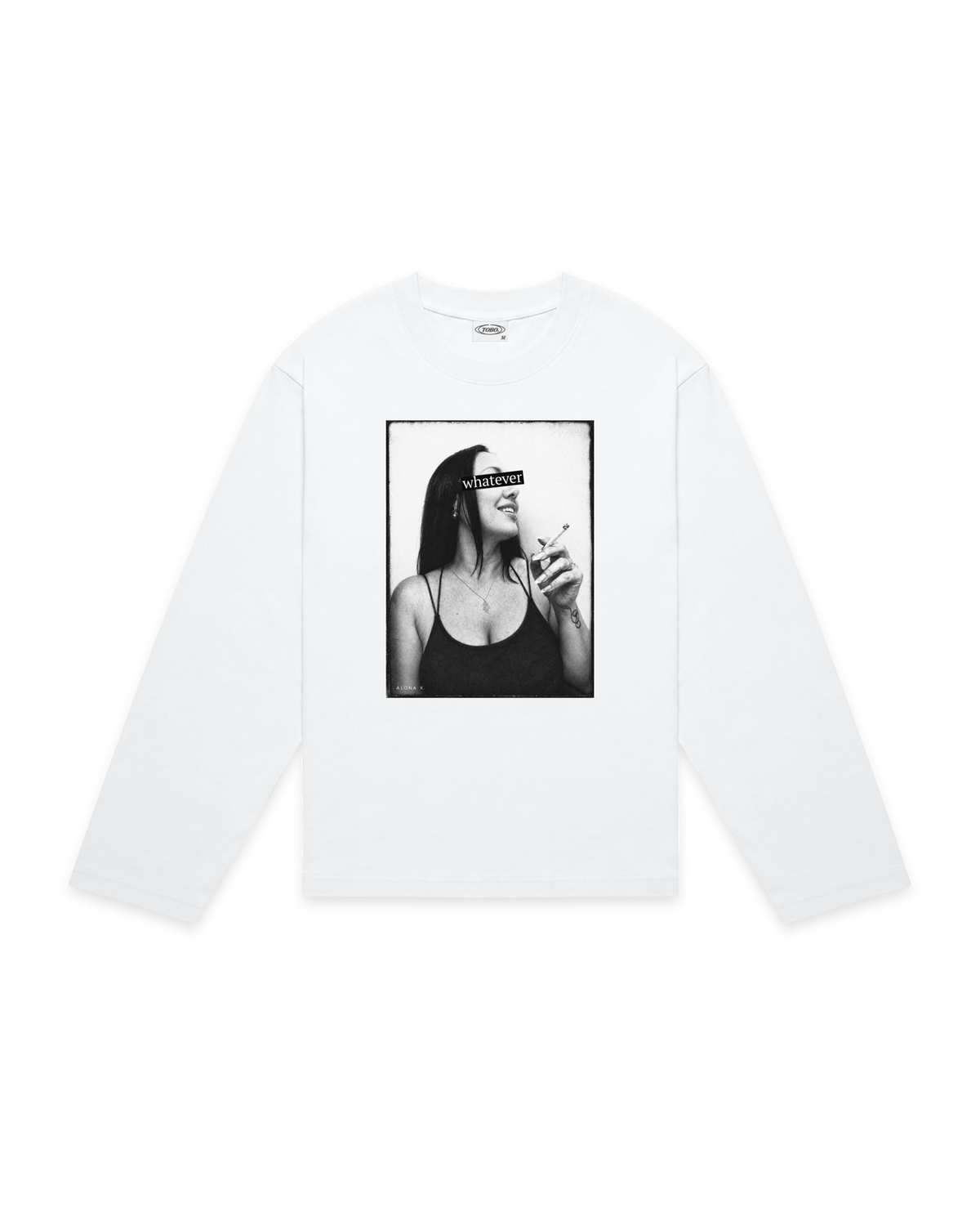 Whatever longsleeve - valkoinen
