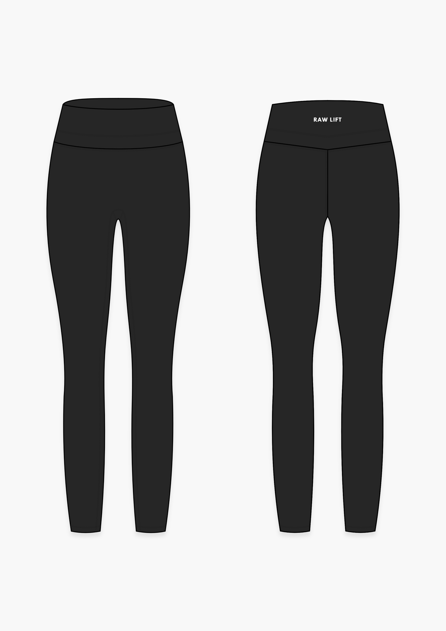 RAW LIFT training pants - musta