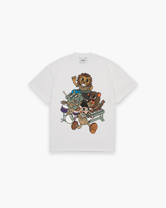 JAMBO BAND T-SHIRT -  WHITE