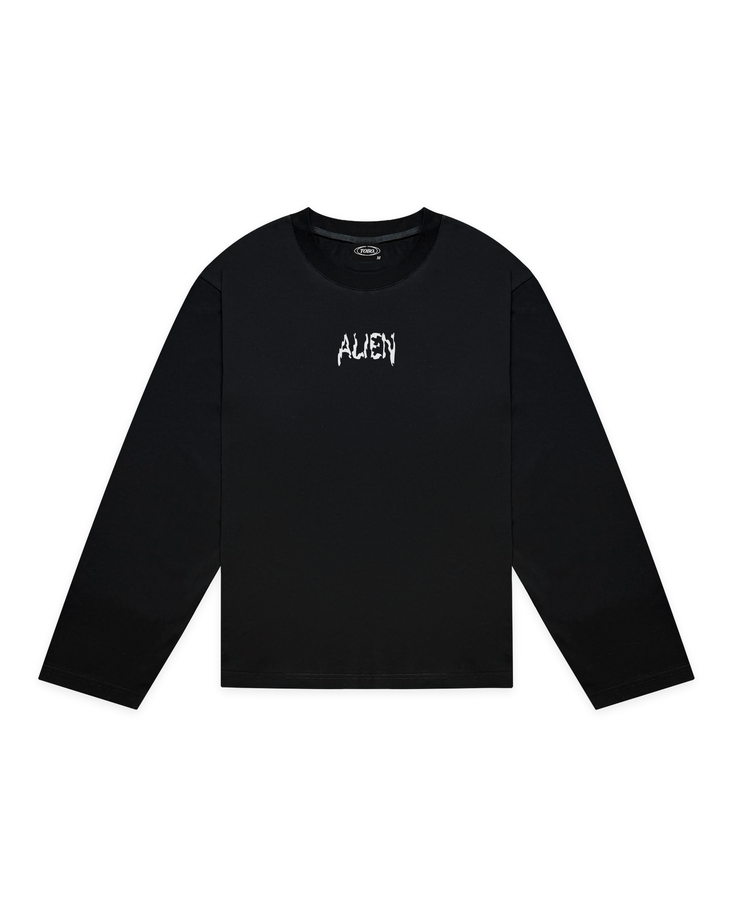 "ALIEN" longsleeve - musta