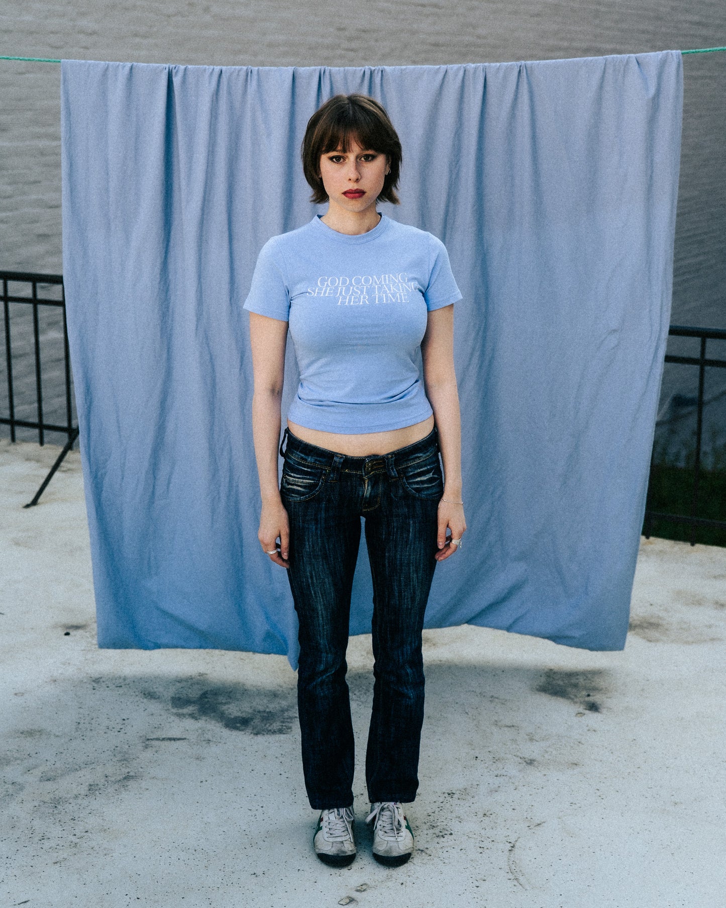 BABY TEE - BABY BLUE