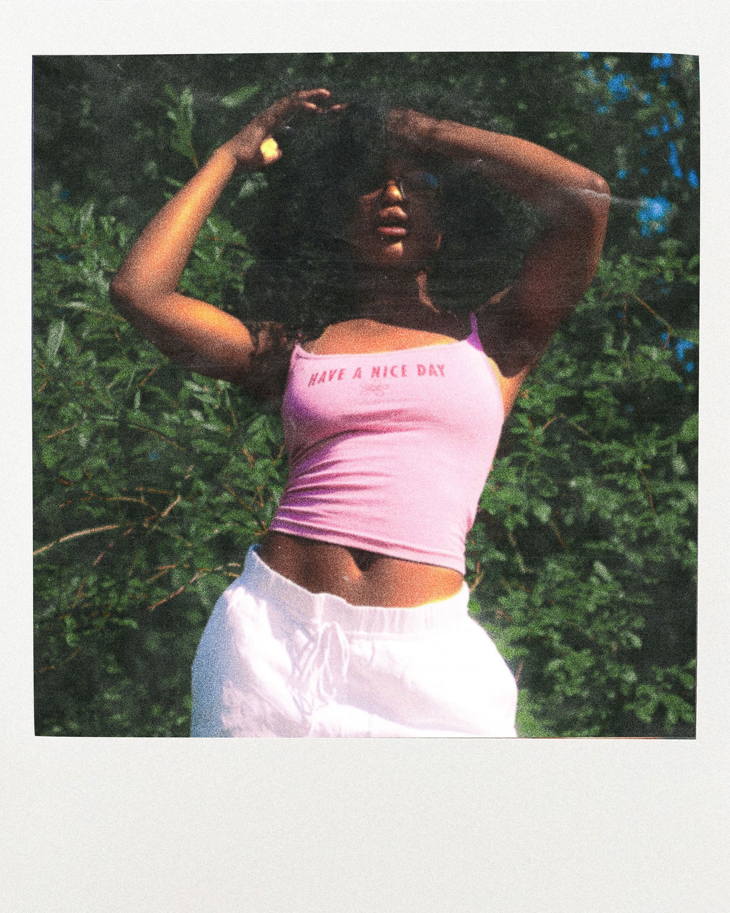 CROP TOP - HOT PINK
